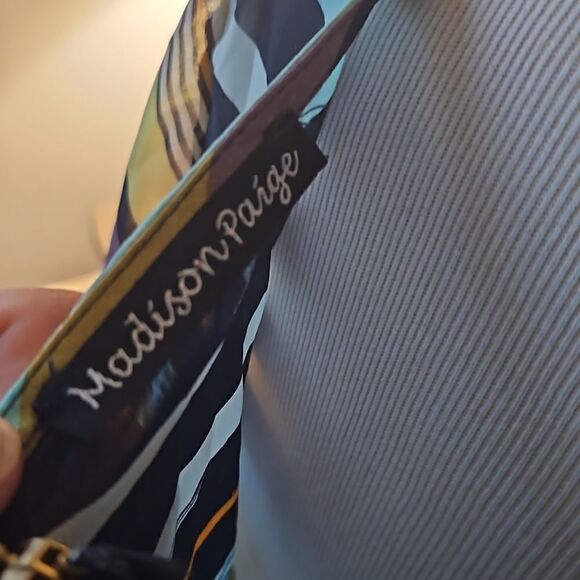 Colorful striped 3/4 sleeve blouse - Picture 4 of 5